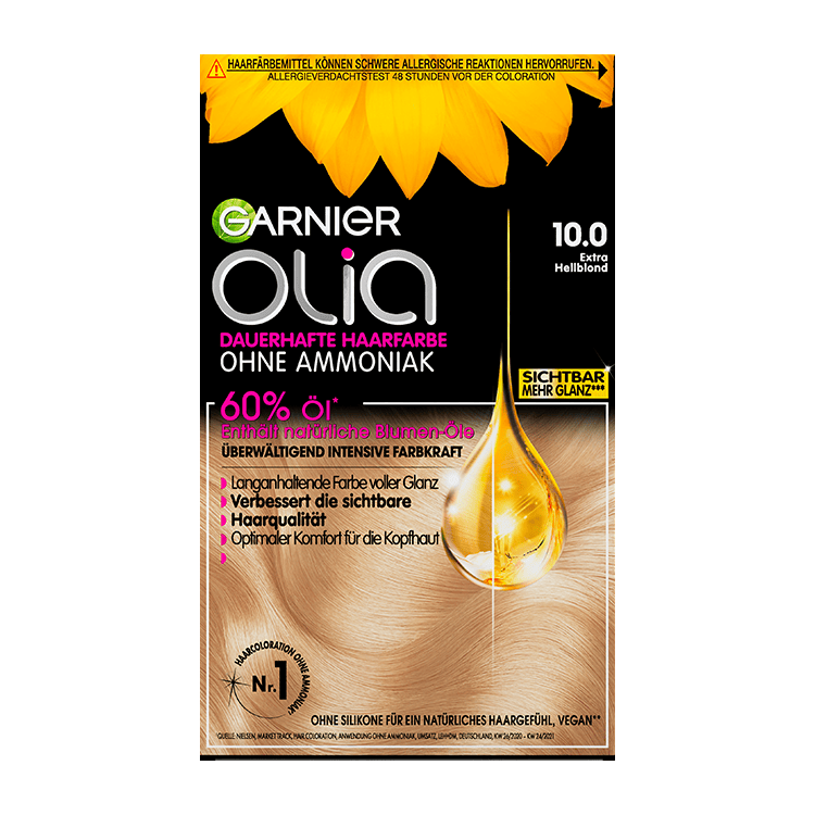 Garnier Olia Nr. 10.0 Extra Hellblond - Produktansicht